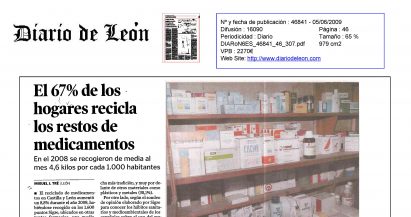 Datos de funcionamiento de SIGRE en León y en Castilla y León